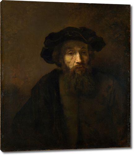 Портрет бородатого мужчины в берете