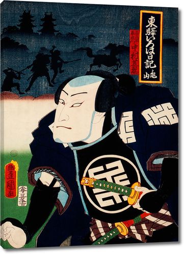 Коллекция портретов актеров, актер кабуки самурай