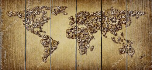 Старая карта международной экономики