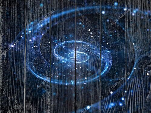 Спиральная галактика в глубоком космосе