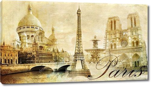 Старый красивый Париж