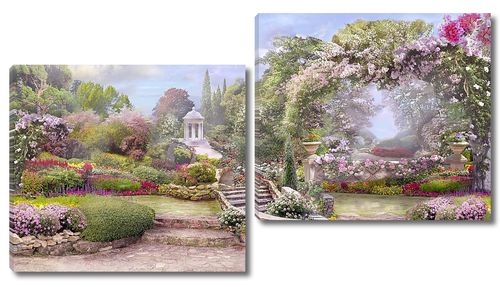 Романтический сад парк