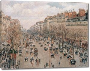 Бульвар Монмартр в Париже