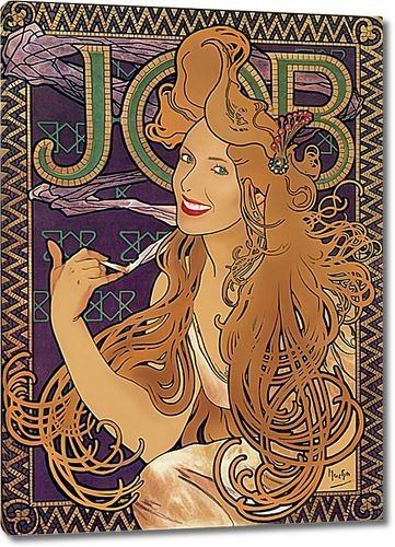 Рекламный плакат сигаретной бумаги 1897