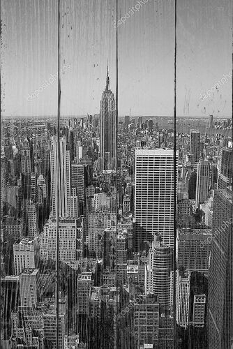 Манхэттен в черно-белом