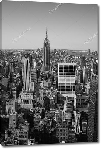 Манхэттен в черно-белом