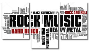 Рок-музыка стилизует слово