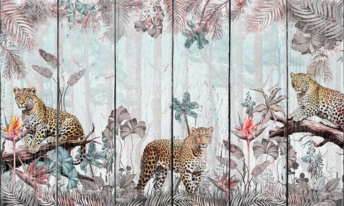 Леопарды в тропиках