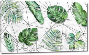 Орнамент из пальмовых листьев