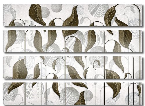 Folium-листья на абстрактном фоне