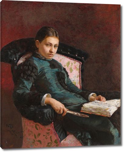 Портрет жены художника, Вера Репина