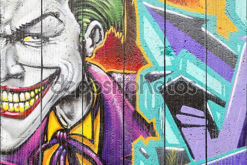 Граффити с Джокером