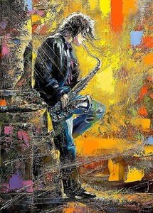 Уличный саксофонист