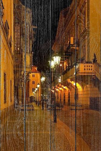 Пустые улицы ночных Прага