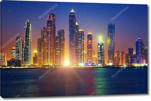 Восход солнца в Дубае