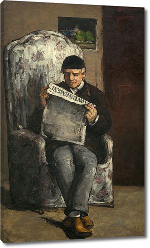 Портрет отца художника, читающего газету