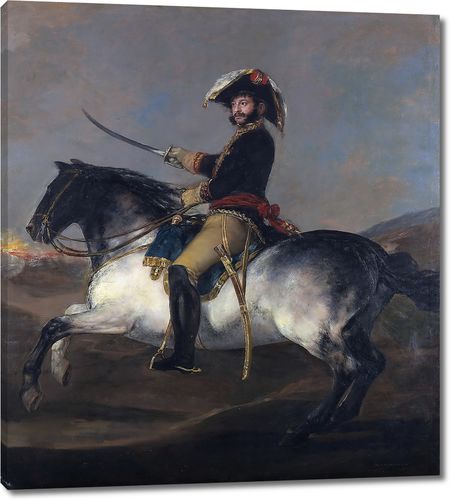 Генерал Хосе де Палафокс верхом