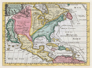 Карта Северной Америки Эрвена Дж. Рателбанда