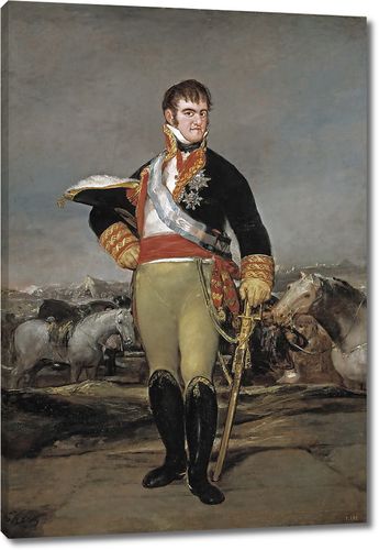 Фердинанд VII в военном лагере
