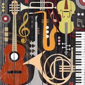 абстрактные музыкальные инструменты