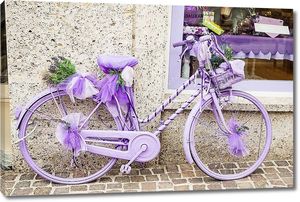 Сиреневый велосипед
