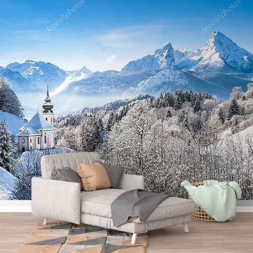 Зима в Баварских Альпах