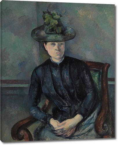 Мадам Сезанн с зеленой шляпой