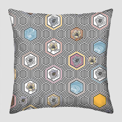 Geometrical fusion-цветной орнамент из сот Geometrical fusion-цветной орнамент из сот