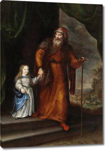 Святой Иоахим с маленькой Девой Марией