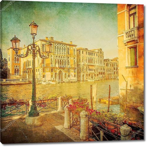 Винтажное изображение Венеции