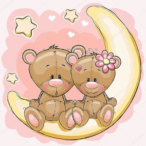Два медведя на Луне