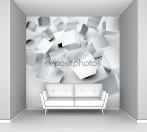 Серый металлик кубов