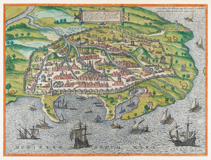Карта Александрии Георга Брауна