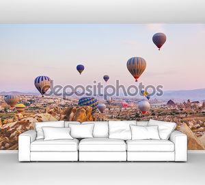 Воздушный шар пролетел над Каппадокии Турция