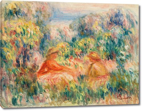 Две женщины в пейзаже, 1918