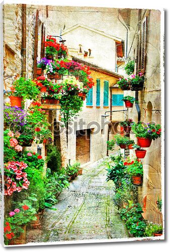 Цветочные улицы итальянского Спелло