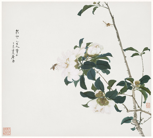 Насекомые и цветы (династия Цин ок. 1644-1911)
