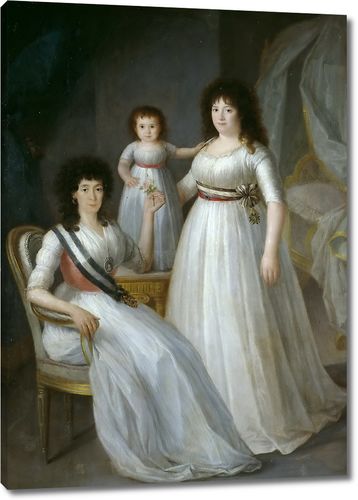 Герцогиня Осуна как покровительница Ордена благородных девиц и королева Мария-Луиза