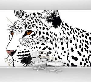 Абстрактный леопард