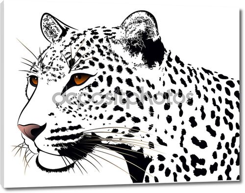 Абстрактный образ леопарда