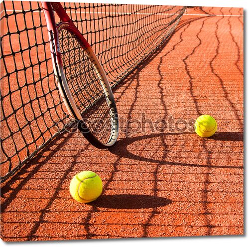 Теннисный корт грунтовый
