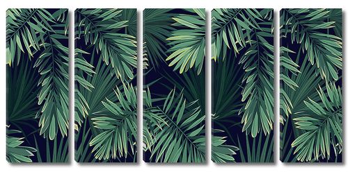 Острые пальмовые листья