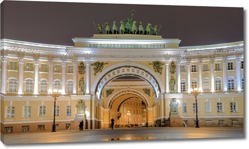 Триумфальная арка главного штаба в Санкт-Петербурге