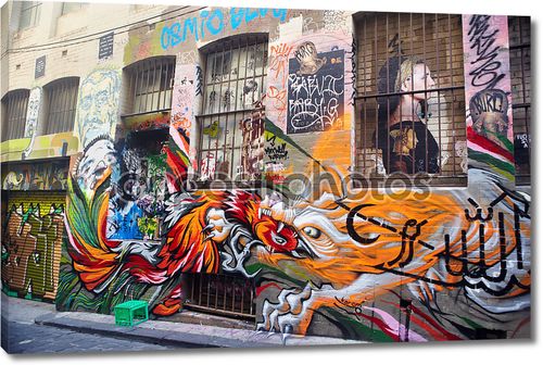 Граффити на улицах Мельбурна