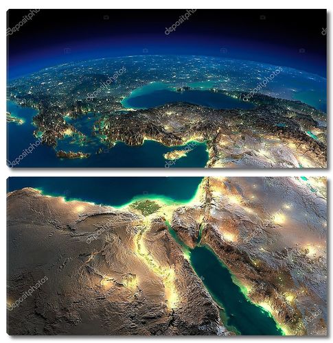 Африка и Ближний Восток из Космоса