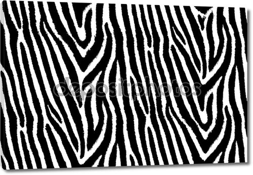 Бесшовный узор из кожи зебры