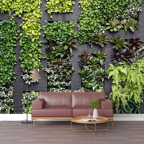 Стена из вьющихся растений