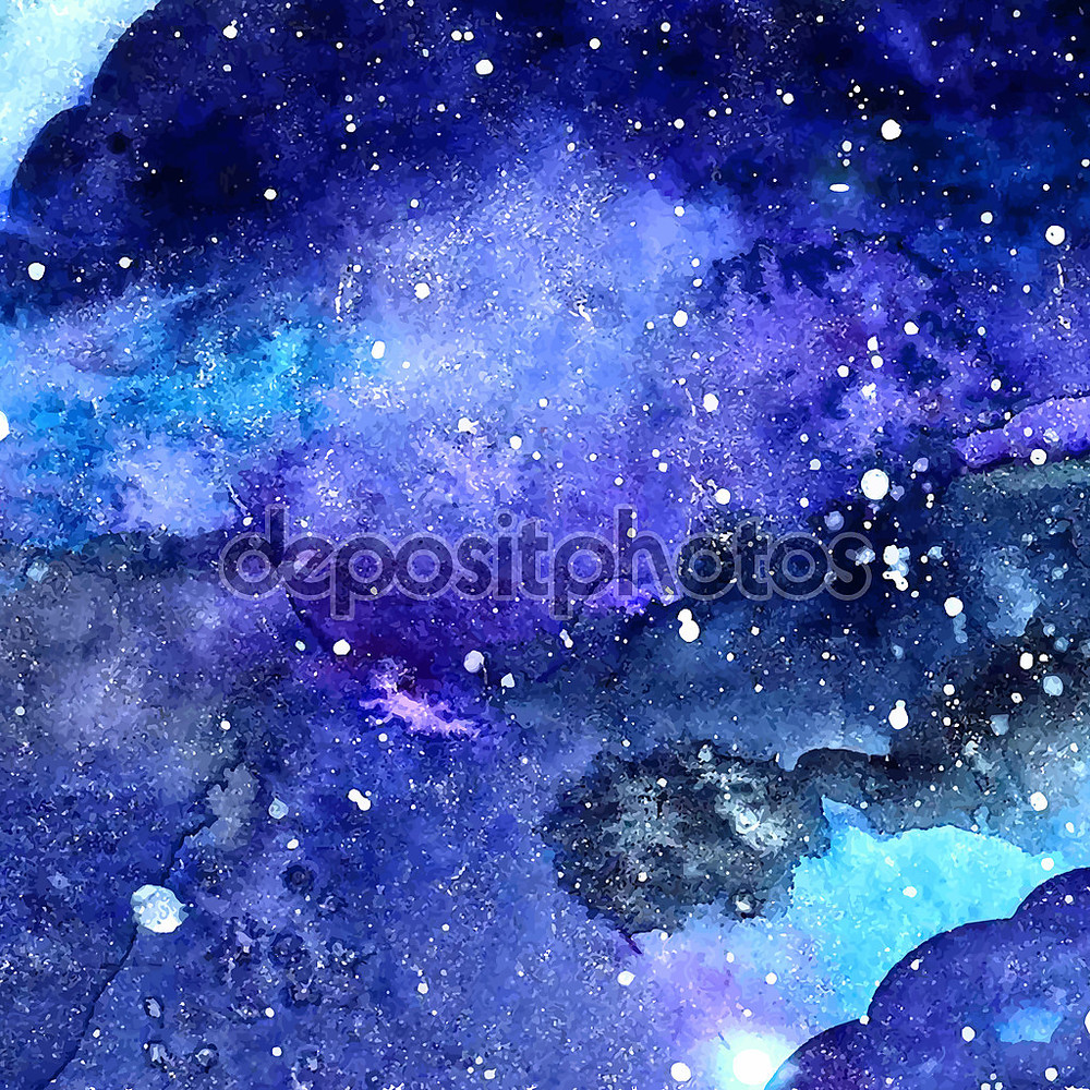 Звезды красками в космосе
