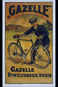 Реклама велосипедов фирмы Газель