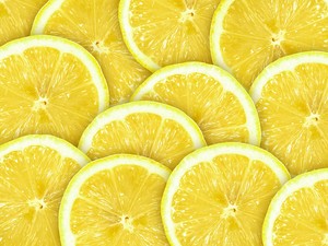 Дольки сочного лимона. Паттерн